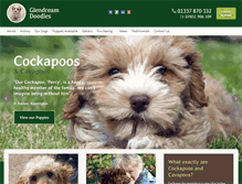 Tablet Screenshot of glendreamcockapoos.com
